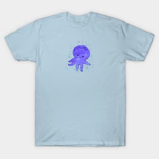 Blue Octopus Watercolor T-Shirt